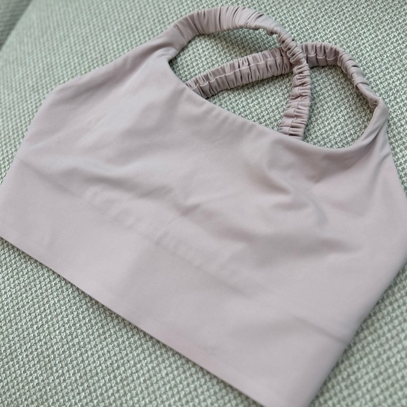 A.J.E. Athletica Women’s Pink Sports Bra Yoga Top - Picture 15 of 15